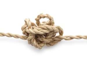Tangled rope